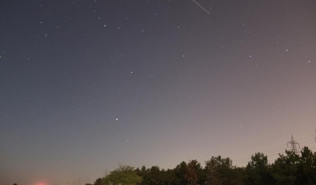 Perseid meteor yağmuru Eskişehir'de gökyüzünü aydınlattı
