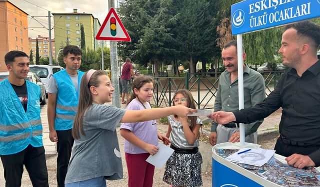 Odunpazarı Ülkü Ocakları’ndan deprem farkındalık çalışması
