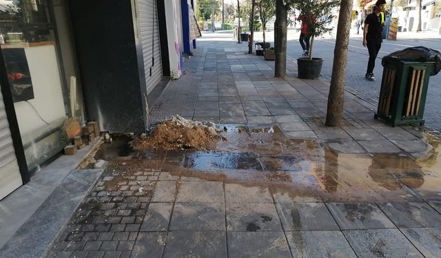 Eskişehir'de esnaf dertli: Şebeke yine patlak verdi