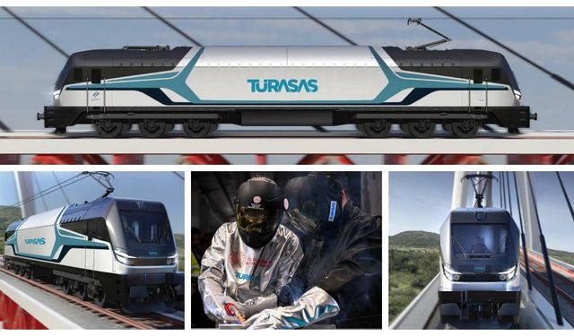 Türkiye’nin ilk 6 akslı elektrikli lokomotifi yolda