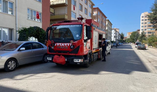 Eskişehir'de balkonda tüp faciası önlendi!