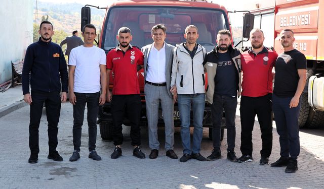 Başkan Durgut’tan itfaiye personeline anlamlı ziyaret