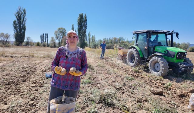 Eskişehir'de kuraklığa rağmen dekardan 4 ton verim