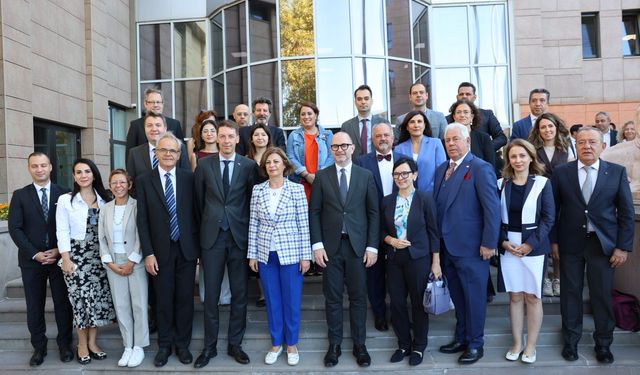 Başkan Ünlüce’ye Avrupa Birliği heyetinden ziyaret