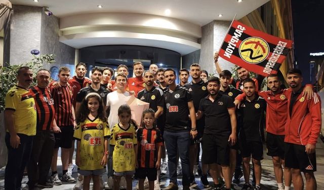 Eskişehirspor İzmir'de böyle karşılandı!