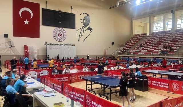 Masa tenisinin kalbi Eskişehir’de atıyor