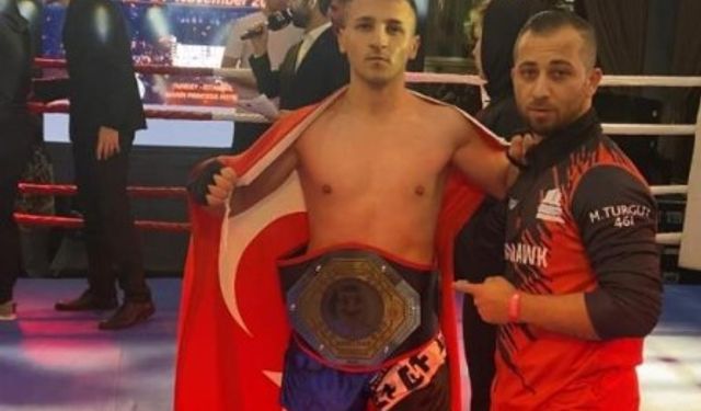 Mücahit Turgut’tan Kick Boks arenasında bir zafer daha