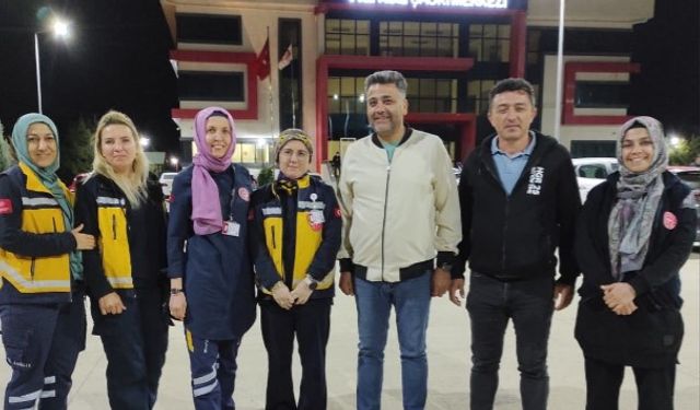 Eskişehir'de 112 çalışanlarına destek!