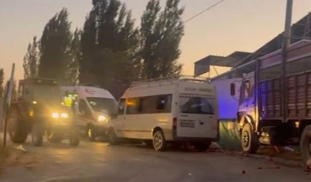 Eskişehir'de tarım işçilerini taşıyan araç kaza yaptı!