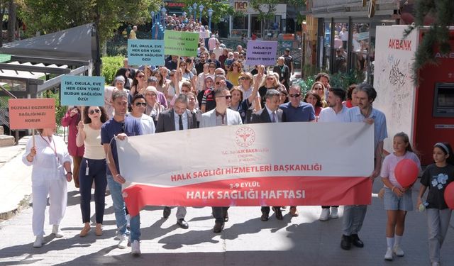 Eskişehir'de sağlık için yürüdüler!
