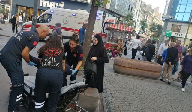 Eskişehir'de kaldırım çilesi bitmiyor: Yaşlı kadın hastanelik oldu!