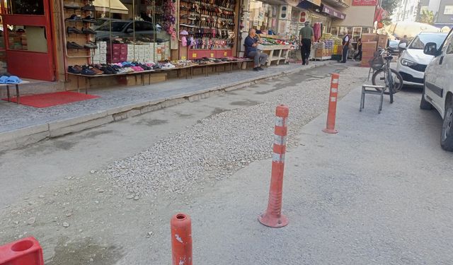 Eskişehir'de yarım bırakılan yol çalışması tepki çekti!
