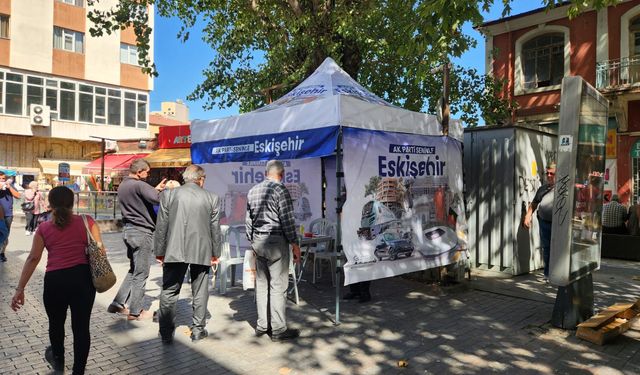 AK Parti Eskişehir'de üye kayıt çalışmalarını sürdürüyor