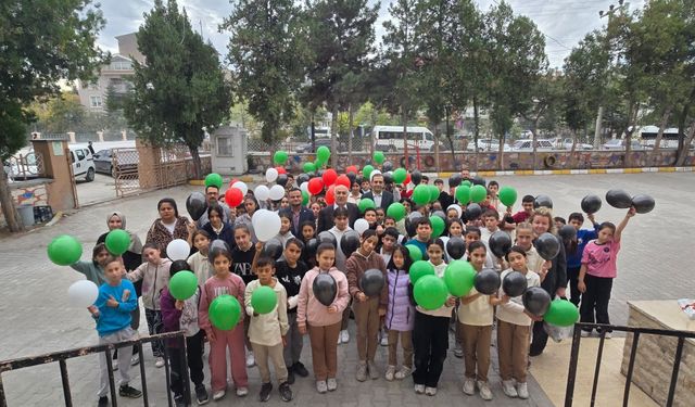 Emirdağ öğrencilerinden Filistin’e destek