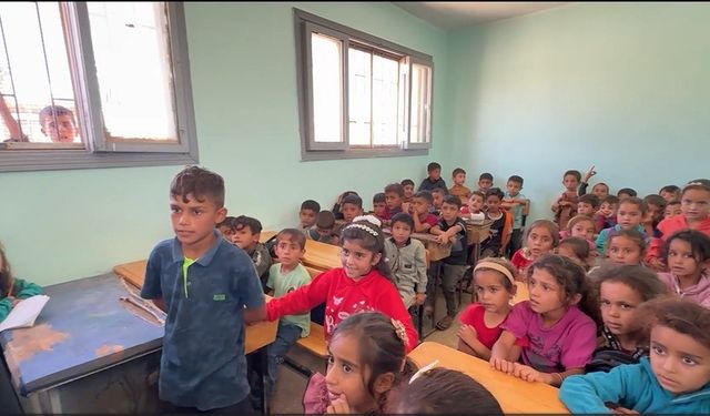 Afyonkarahisar’dan halep kırsalına eğitim desteği