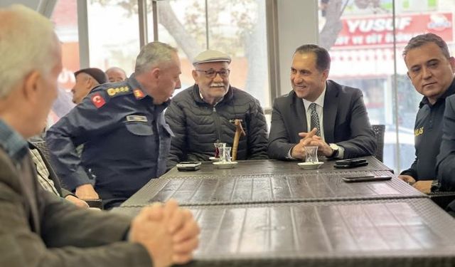 Bozüyük’te protokolden esnaf ve vatandaş ziyareti