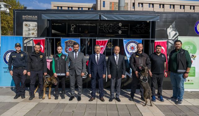 Narko tırı Eskişehir’de, Vali Aksoy ziyaret etti