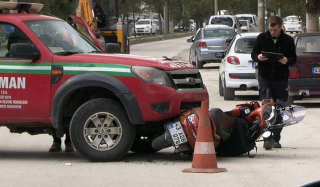 Tavşanlı'da trafik kazası:1 yaralı!