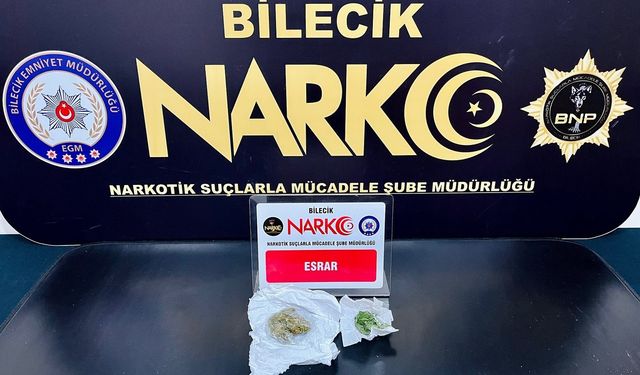Bilecik'te zehirli madde operasyonu!