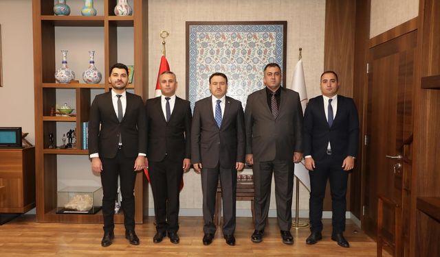Vali Musa Işın, Asayiş Şube personelini kabul etti