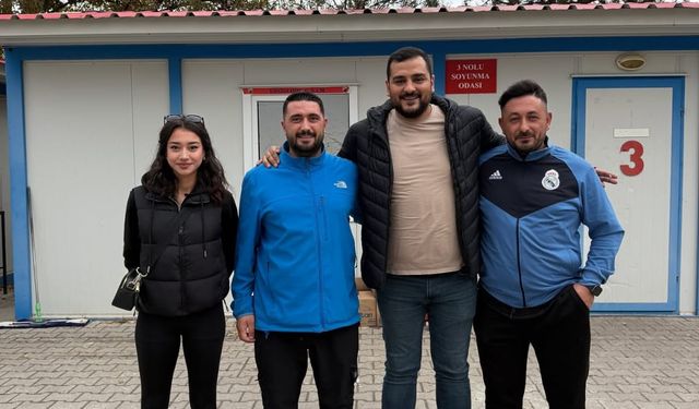 Şampiyon sporcu ilimiz sporcuları ile idman yaptı