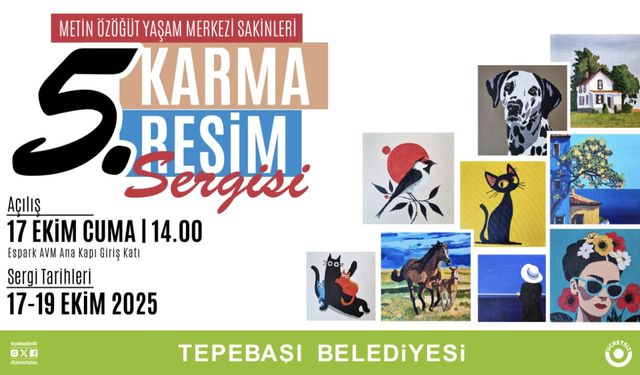 Tepebaşı’nın deneyimli sanatçılarından Eskişehir’e renkli dokunuş
