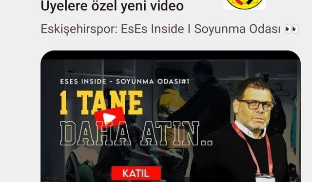 Eskişehirsporlular artık Youtube’da da takımına destek olabilecek!