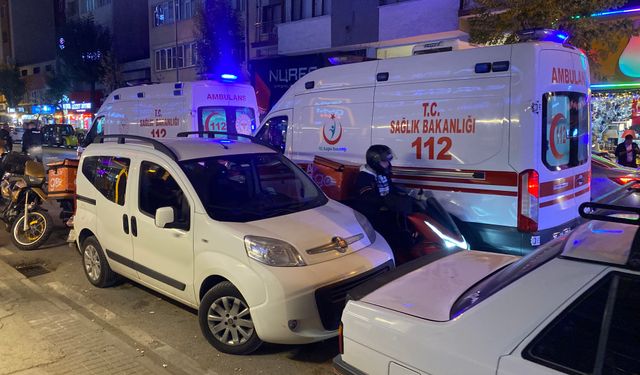 Eskişehir'in işlek caddesinde trafik kazası!