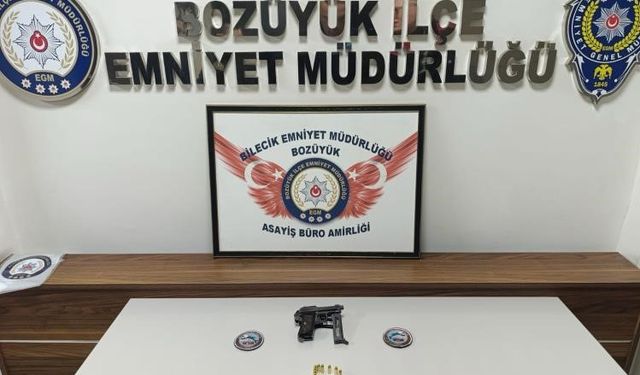 Bozüyük’te silahla tehdit olayında gözaltı!