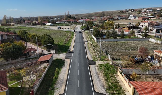 Eskişehir'in tehlikeli yolu tarihe karıştı!