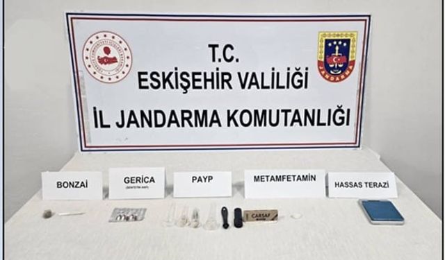 Eskişehir'de Jandarma piknik alanında zehirli madde yakalandı