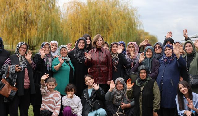 Günyüzülü kadınlar, Başkan Ünlüce'yle Kentpark'ta buluştu!