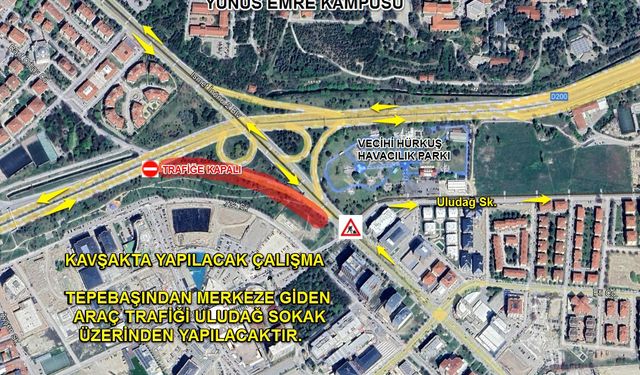 Eskişehir'de günlerdir kapalıydı, yarın trafiğe açılacak!