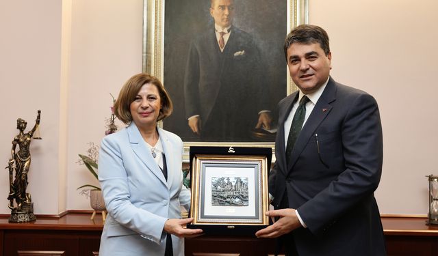 Demokrat Parti Genel Başkanı Uysal’dan Büyükşehir’e nezaket ziyareti