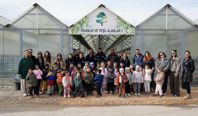 Minikler Eskişehir fidanlıklarında doğayla buluştu