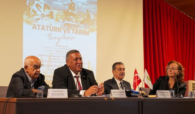 Tepebaşı’nda Atatürk ve tarım söyleşisi yoğun ilgi gördü