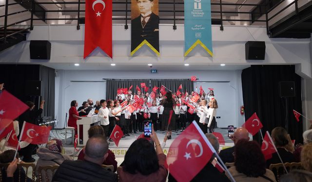 Eskişehir’de çocuklardan Cumhuriyet coşkusu