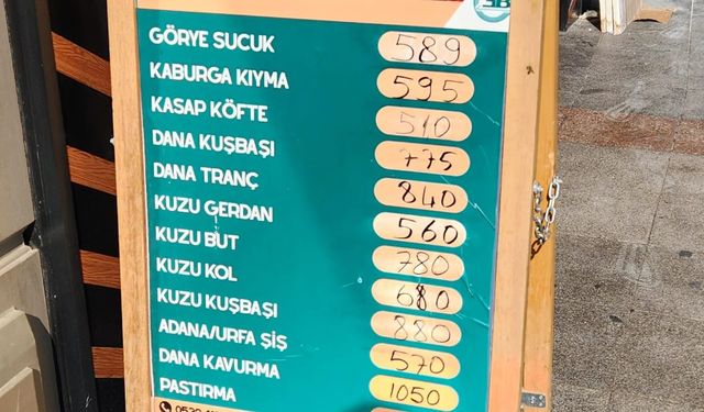 Eskişehir’de kaburga kıymada rekor fiyat!