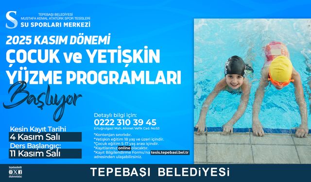 Eskişehir'de her yaş grubu için fırsat: Kayıtlar 4 Kasım'da!