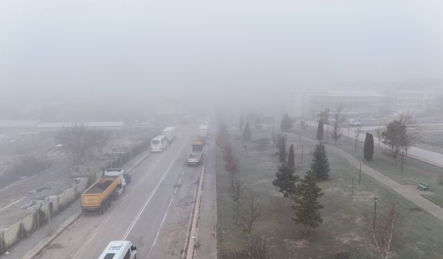 Eskişehir'de şaşırtan görüntü: Kentte göz gözü görmüyor!