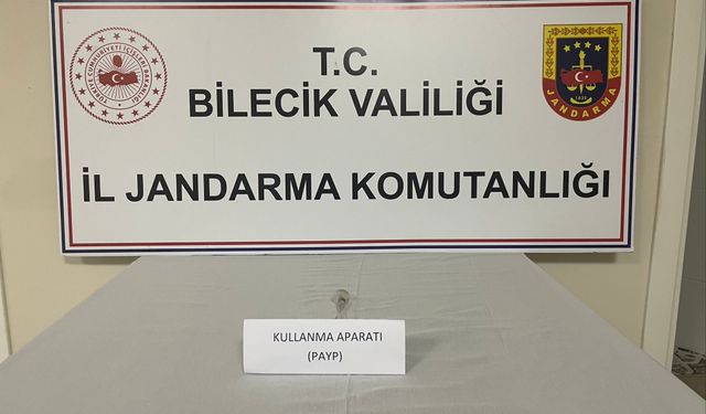 Bilecik'te araçtan yasaklı madde aparatı çıktı