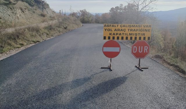 Gediz’de 11 yıllık yol sorunu asfaltla çözüldü