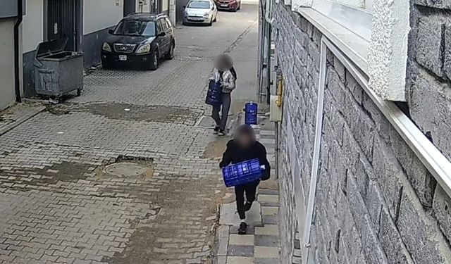 Eskişehir'de şaşırtan damacana hırsızlığı!