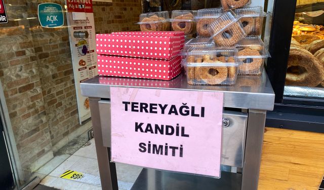 Regaip Kandili’yle Eskişehir’de kandil simitleri tezgahlarda