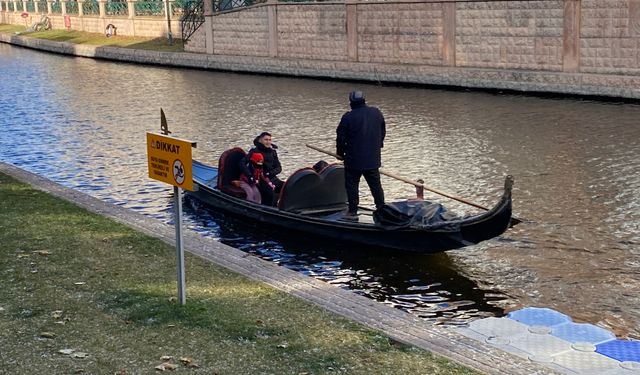 Eskişehir’de soğuk hava onlara engel olamadı!