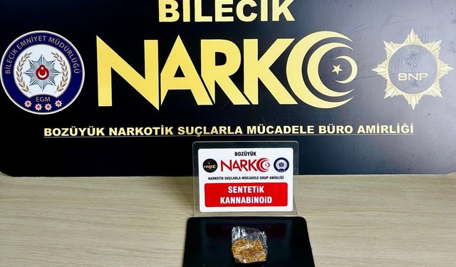 Bilecik'te yasaklı maddeye polis baskını!