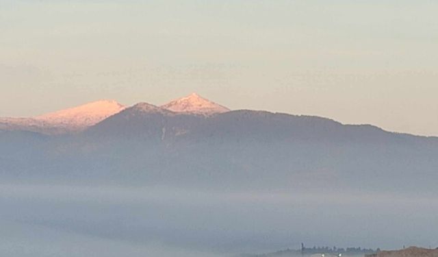 Kütahya'ya mevsimin ilk karı yağdı!