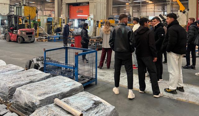 Türk Malları Haftası Kapsamında öğrencilerden işletmelere teknik ziyaret