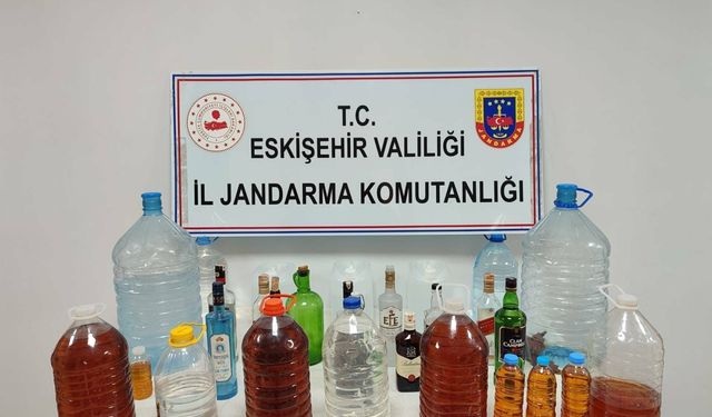 Eskişehir'de sahte alkol operasyonu!