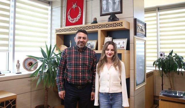 Bakan yardımcısının konuğu oldu